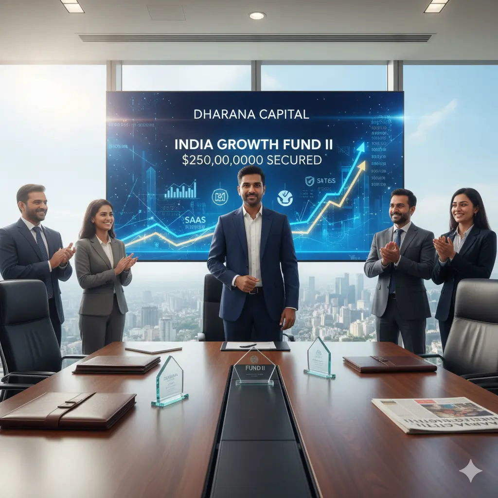 Dharana Capital Secures $250 Million for New Growth Fund Targeting Indian Startups