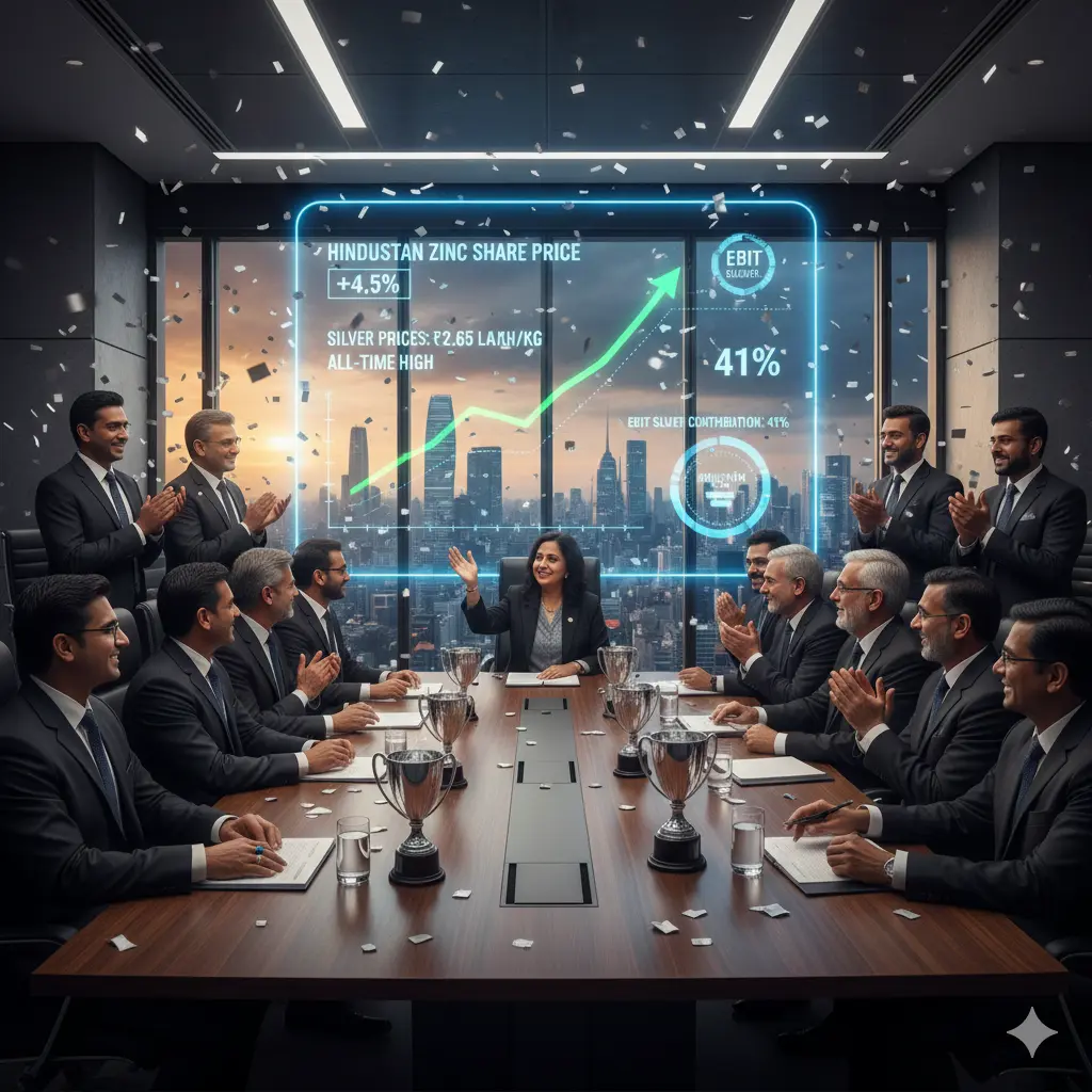 Hindustan Zinc's Stock Soars as Silver Prices Reach New Heights