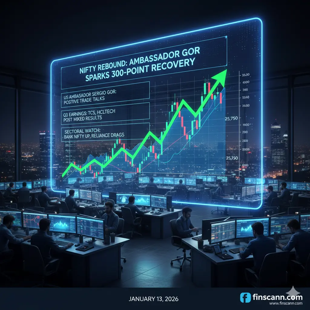 Indian Markets Rebound as Nifty Gains Over 300 Points Amid Positive Sentiment