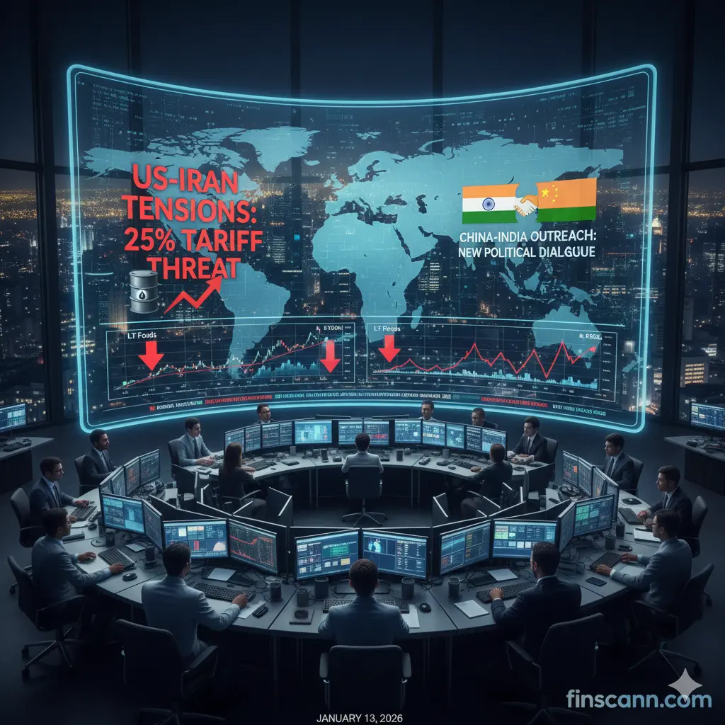 Geopolitical Jigsaw: Iran Tariffs and China-India Outreach Shake Global Markets