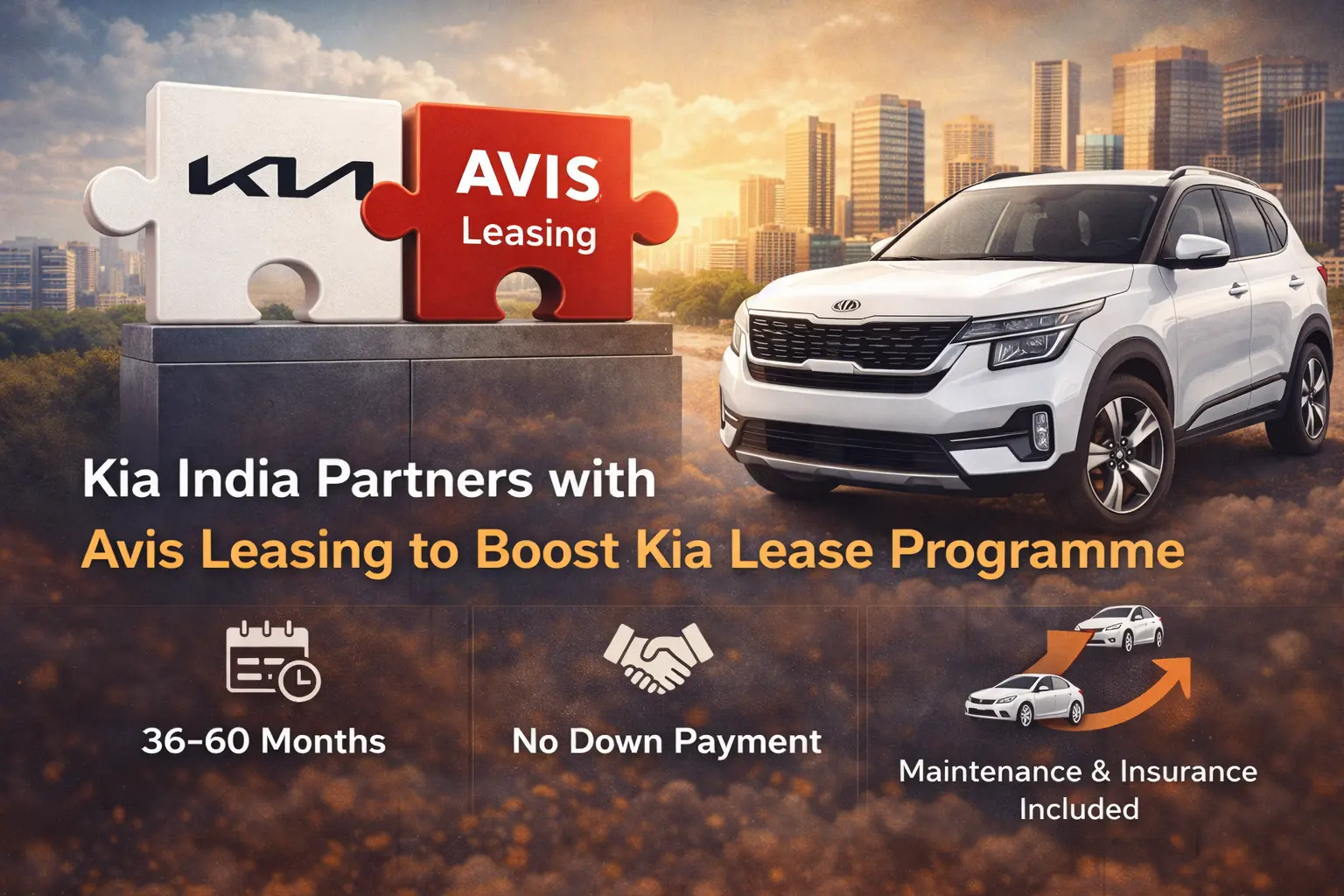 Kia India Partners with Avis Leasing to Boost Vehicle Leasing Options