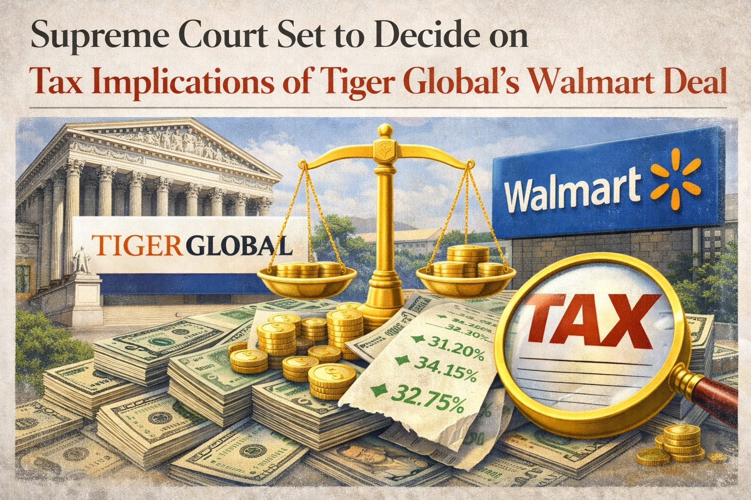 Indian Court Set to Decide on Tax Implications of Tiger Global's Walmart Deal
