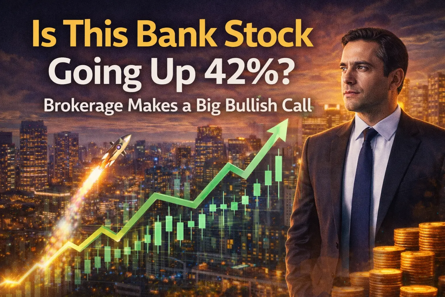 This Bank Stock Could Be Going Up Big: Brokerage Sees 42% Upside