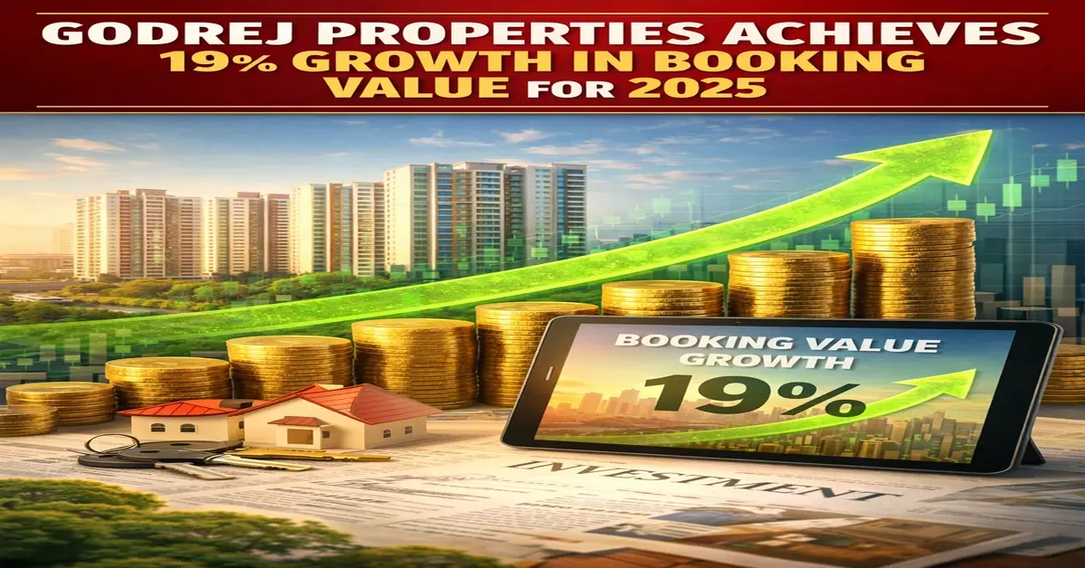 Godrej Properties Achieve 19% Growth in Booking Value for 2025