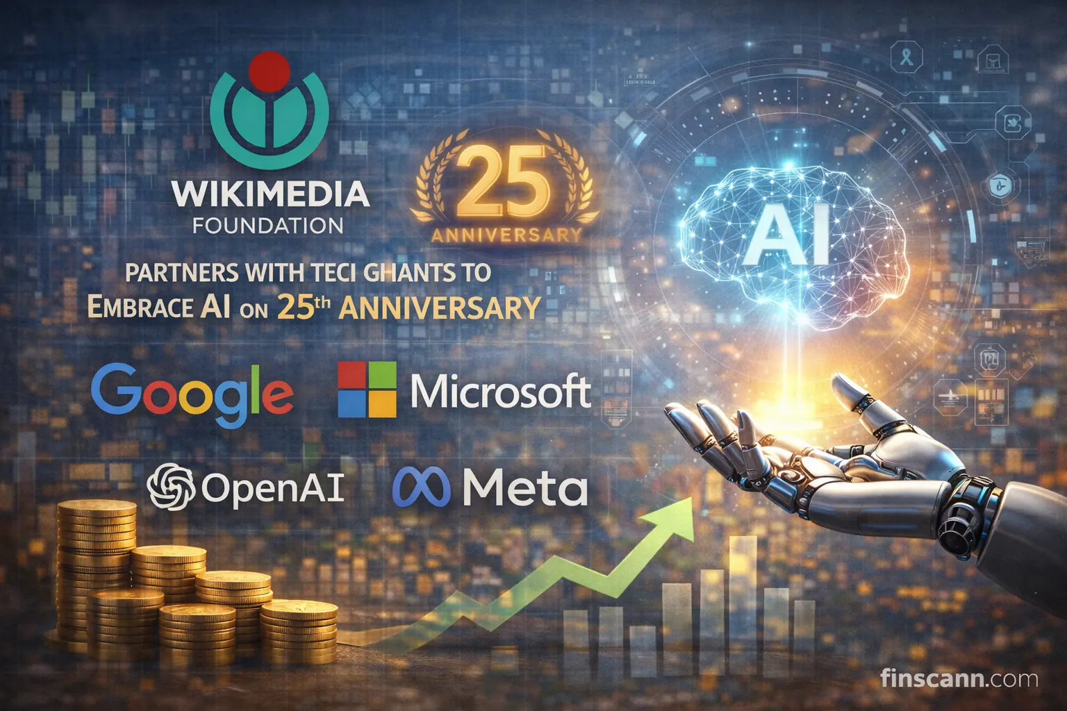 Wikimedia Foundation Partners with Tech Giants to Embrace AI on 25th Anniversary