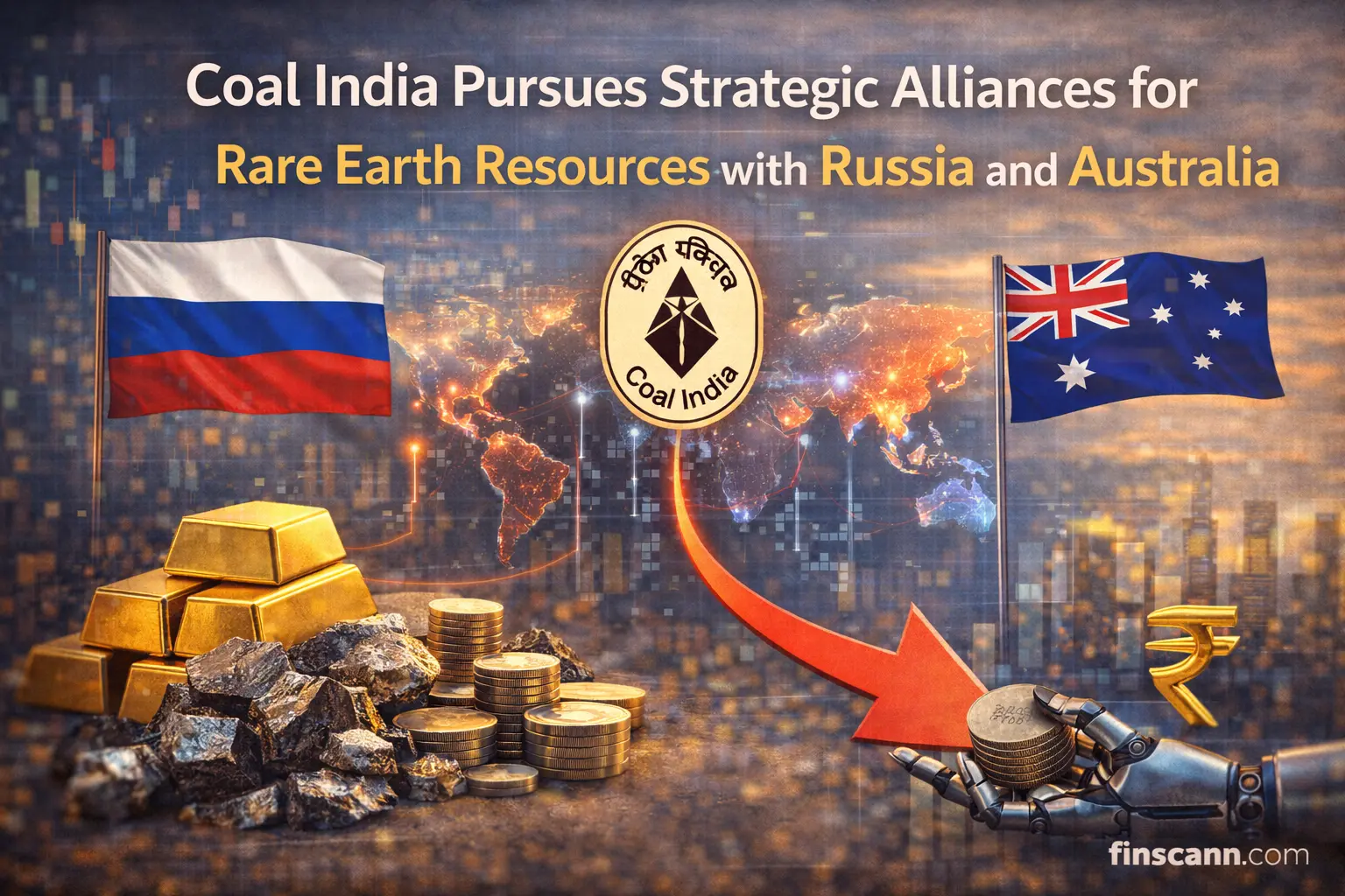Coal India Pursues Strategic Alliances for Rare Earth Resources with Russia and Australia