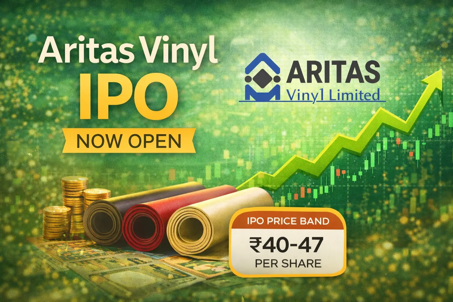 Aritas Vinyl's IPO Launch: Initial Subscription at 30% with Key Details Revealed
