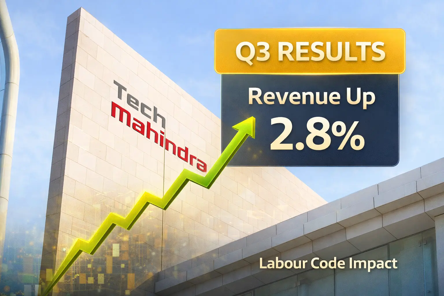 Tech Mahindra Q3 Results: Revenue Grows 2.8% Despite Labour Code Hit on Profits