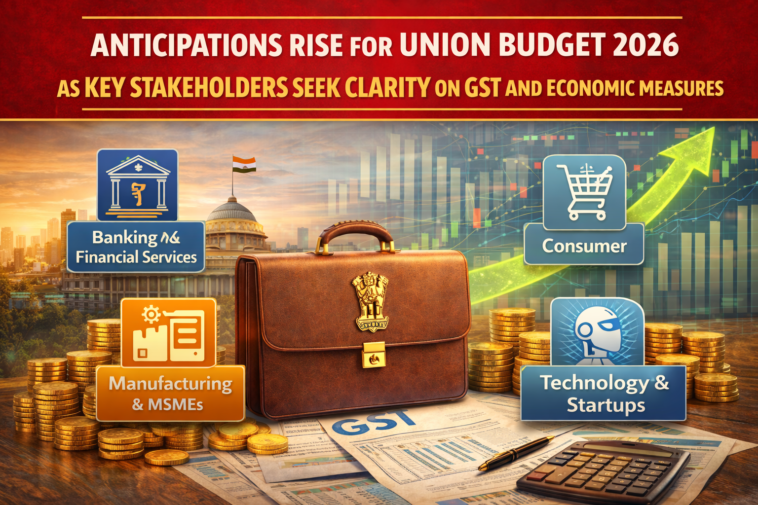 Anticipations Rise for Union Budget 2026 as Key Stakeholders Seek Clarity on GST and Economic Measures
