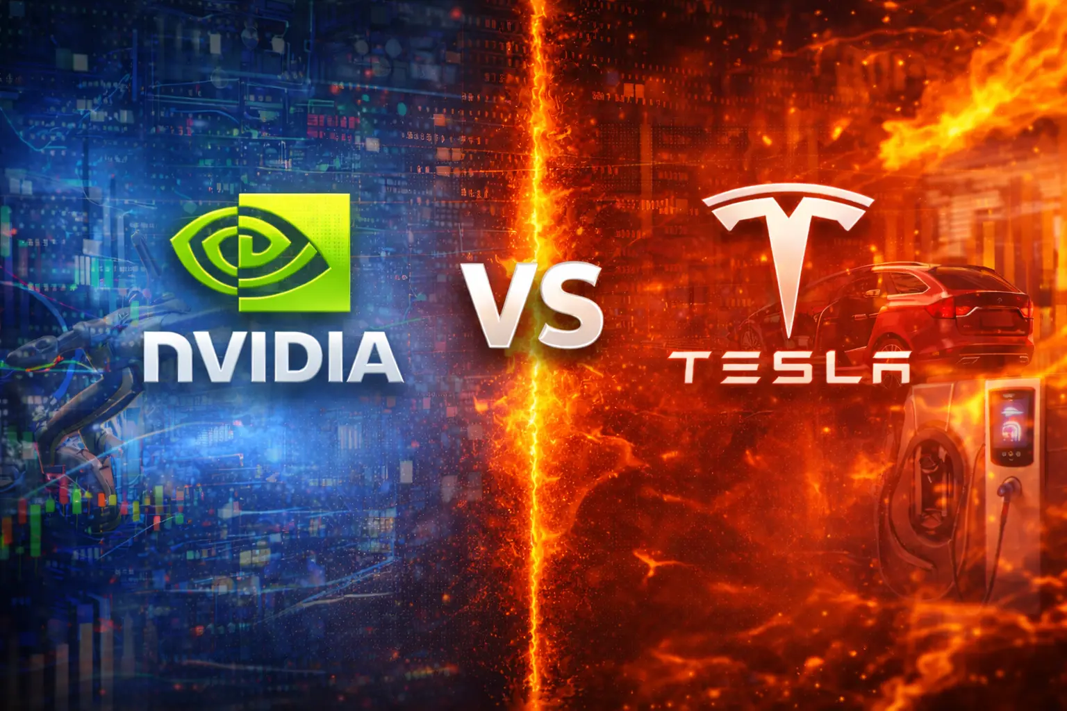 Nvidia’s AI Mania vs Tesla’s Reality Check: How Wall Street’s Attention Is Rapidly Shifting