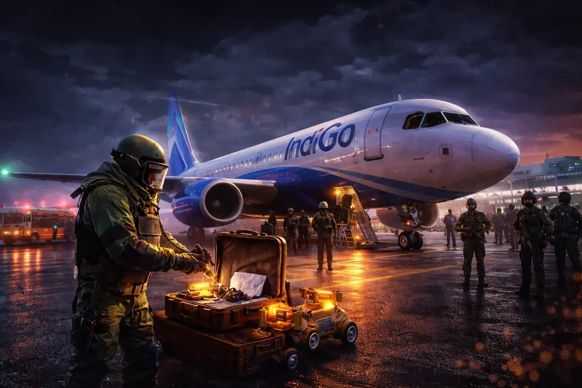 IndiGo Flight Makes Emergency Landing in Lucknow After Bomb Threat Found on Tissue Paper