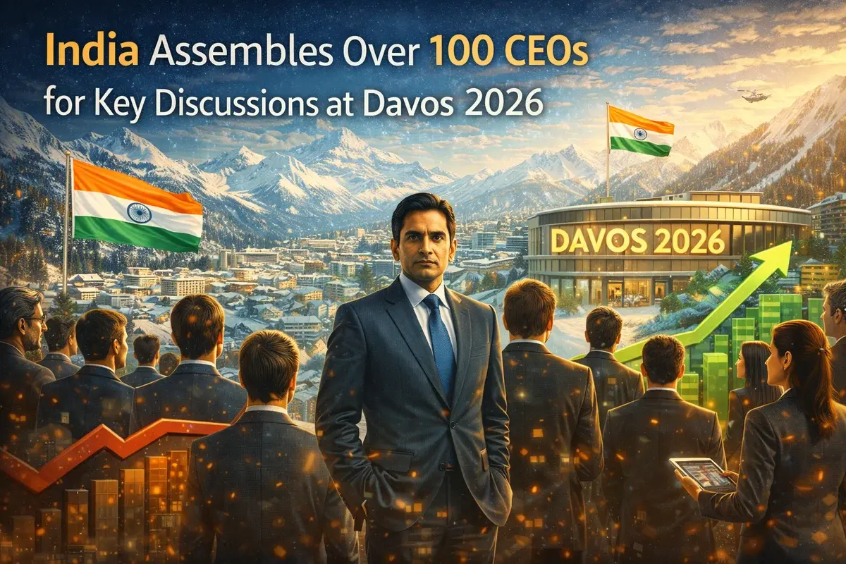 India Assembles Over 100 CEOs for Key Discussions at Davos 2026