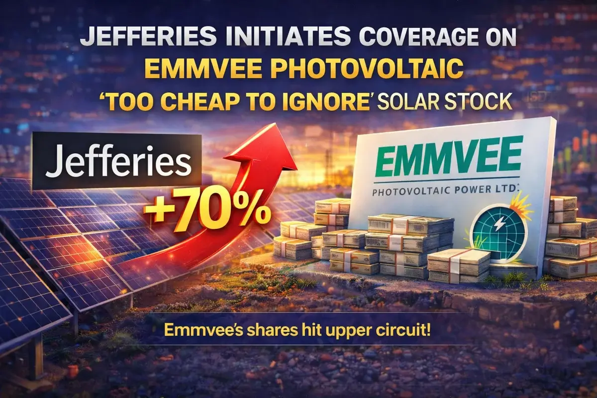Jefferies Turns Bullish on Emmvee Photovoltaic: ‘Too Cheap to Ignore’ Solar Stock Seen Rallying Over 70%