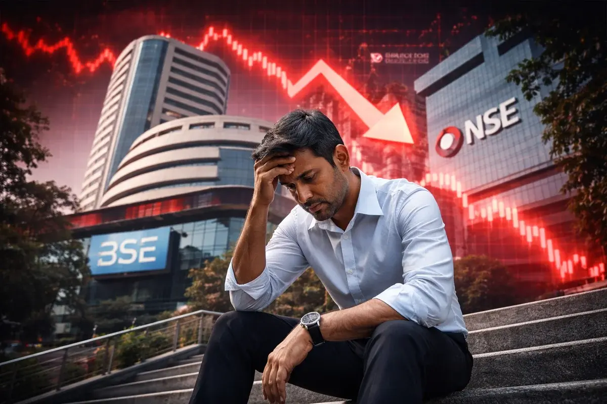 Indian Stock Market Faces Pressure as Nifty and Sensex Decline Significantly