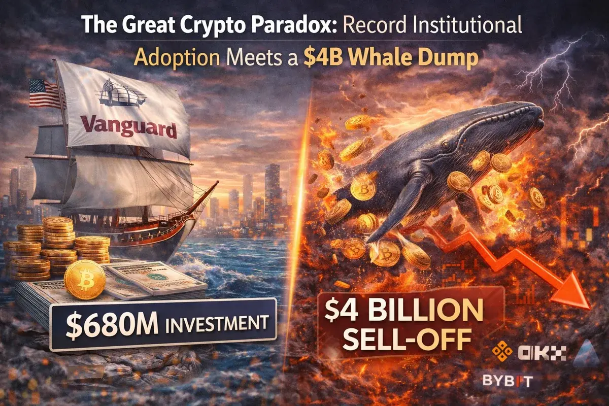 The Great Crypto Paradox: Record Institutional Adoption Meets a $4B Whale Dump
