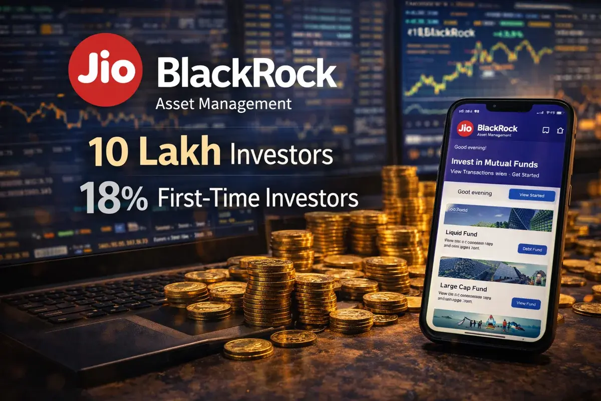 Jio BlackRock Asset Management Gains 10 Lakh Investors, With Many New to Mutual Funds