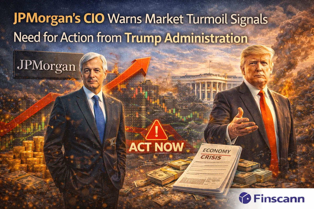 JPMorgan's CIO Warns Market Turmoil Signals Need for Action from Trump Administration