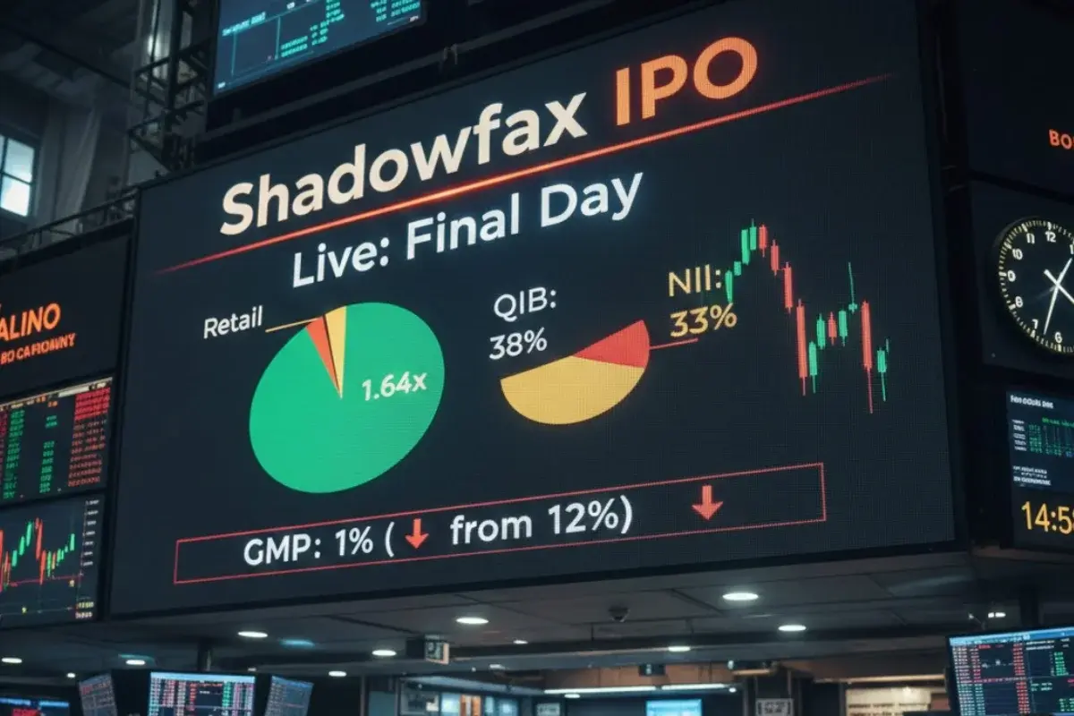 Shadowfax IPO Day 3 Live: GMP Dips to 1% Amid Tepid Institutional Interest—Should You Subscribe?