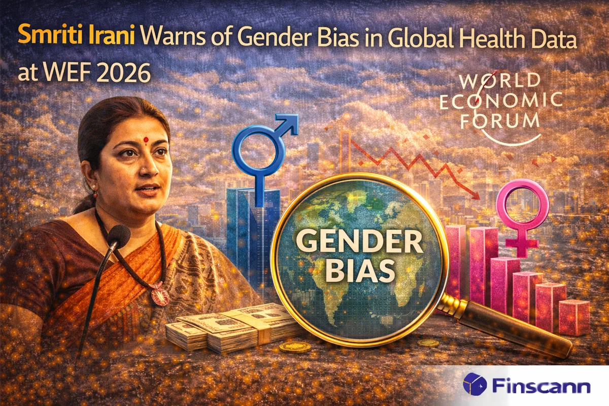 Smriti Irani Warns of Gender Bias in Global Health Data at WEF 2026