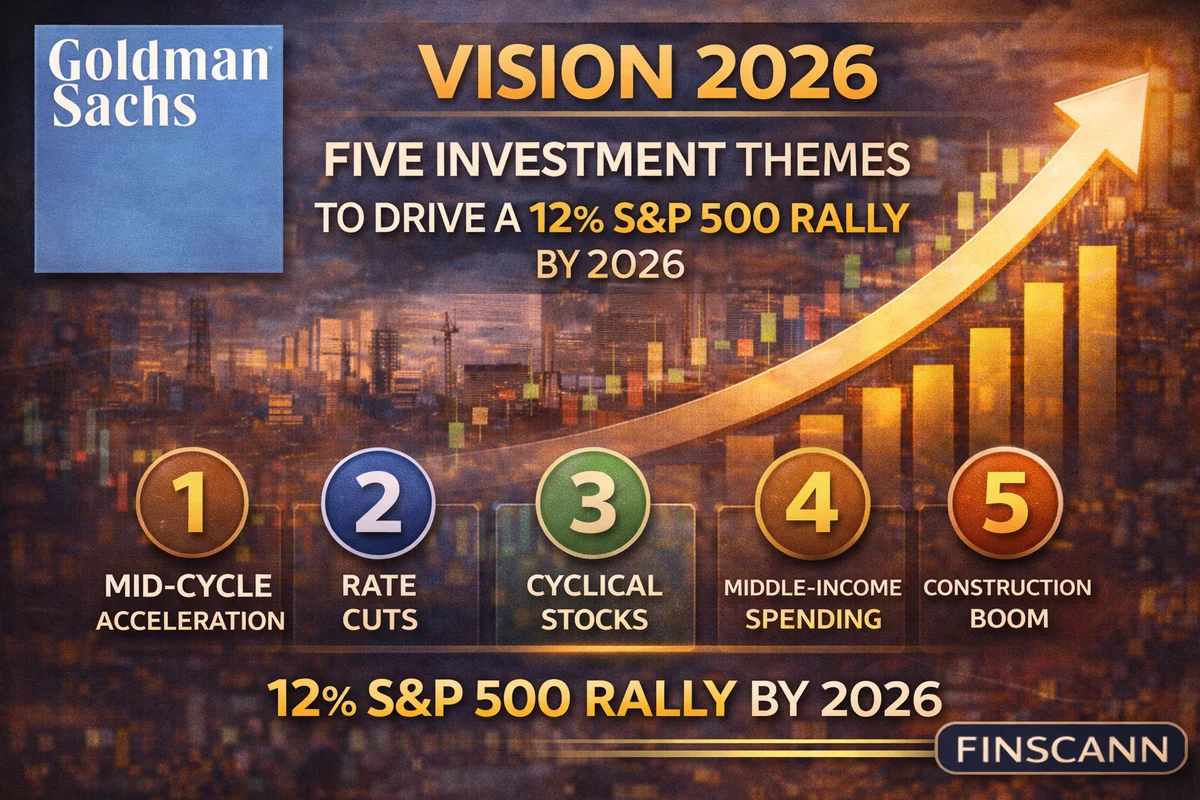 Goldman Sachs Forecasts Key Investment Trends for 2026 with Potential S&P 500 Surge