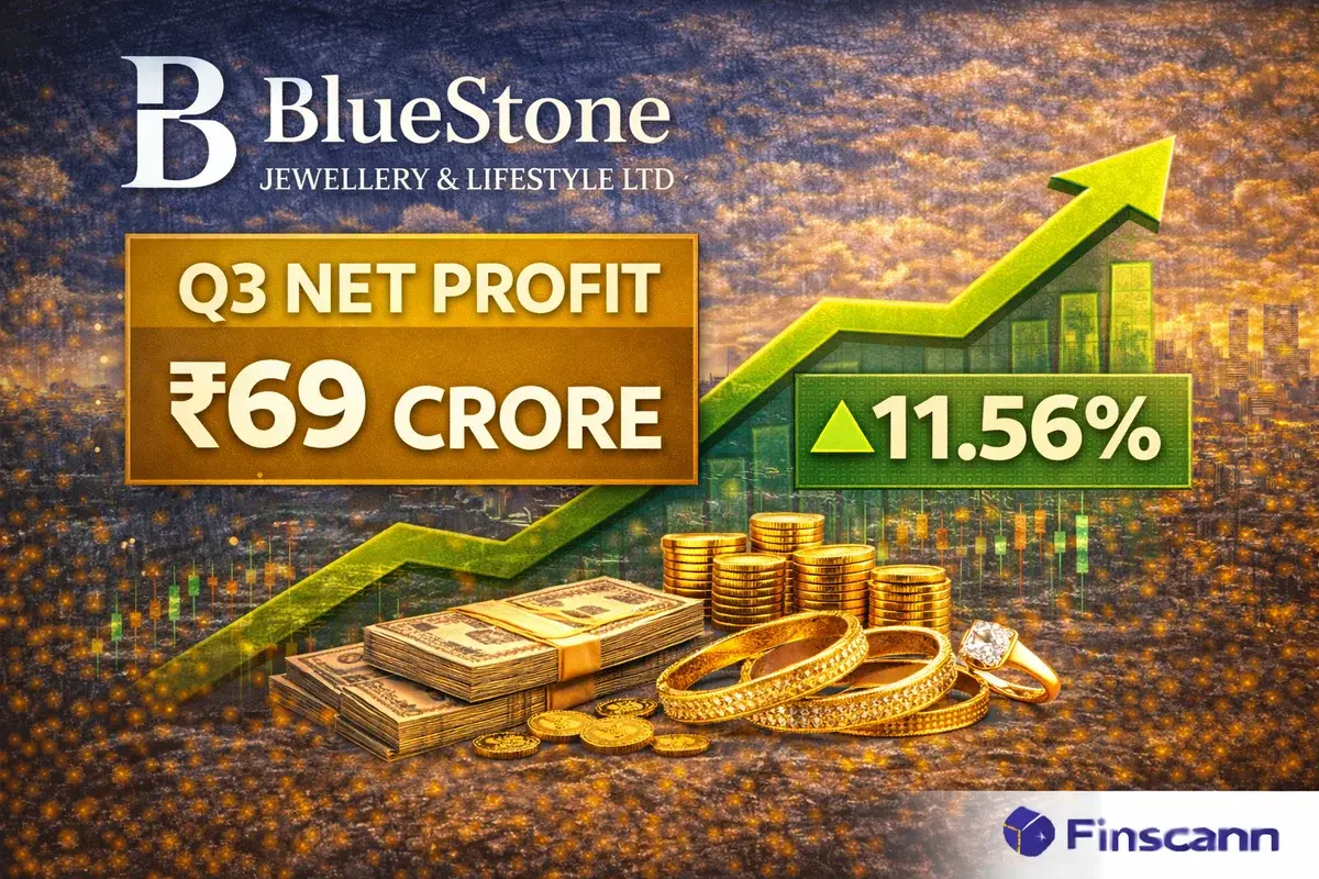 BlueStone Jewellery Shines in Q3: Turnaround Profit of ₹69 Crore Sparks 11.5% Share Surge