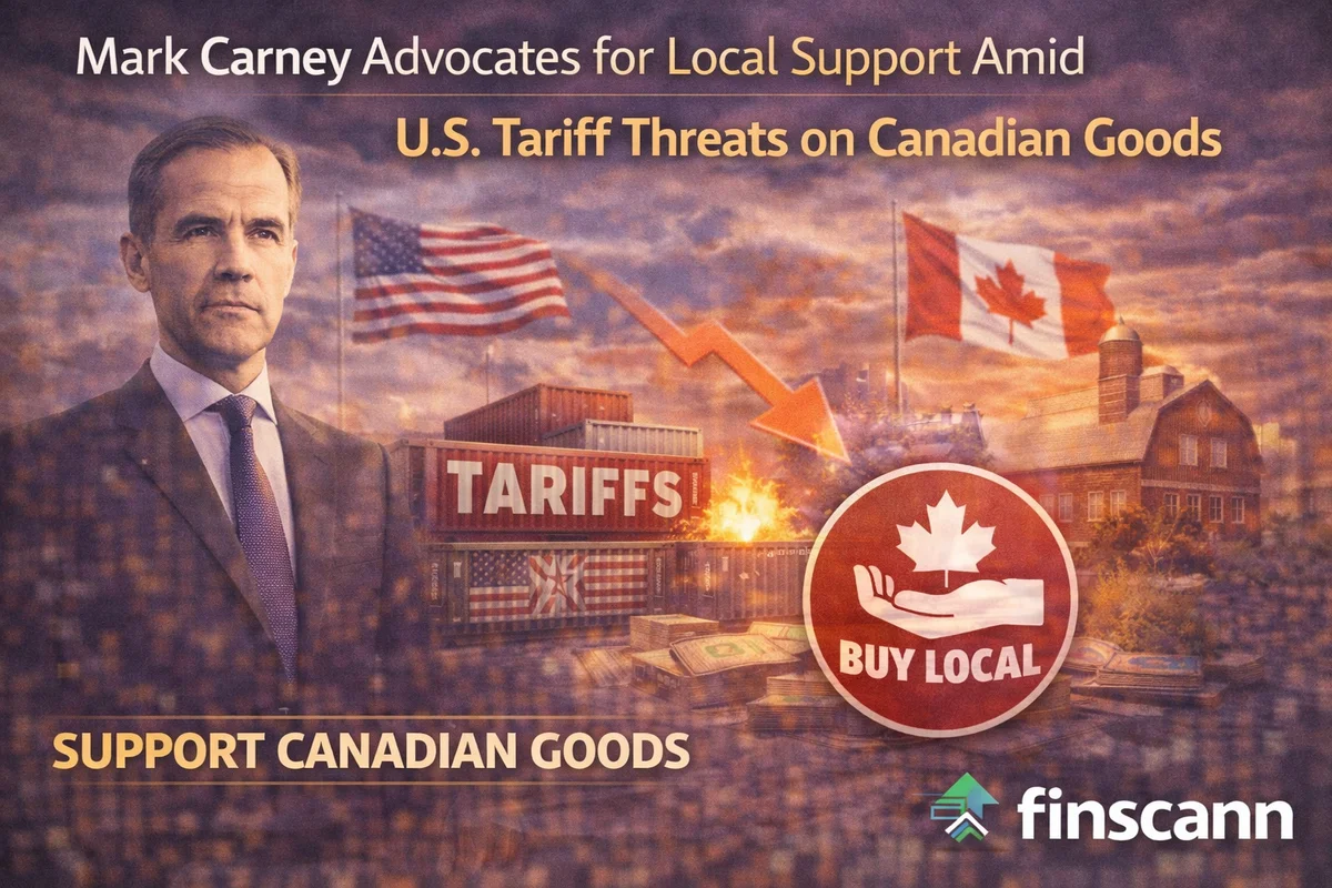 Mark Carney Advocates for Local Support Amid U.S. Tariff Threats on Canadian Goods