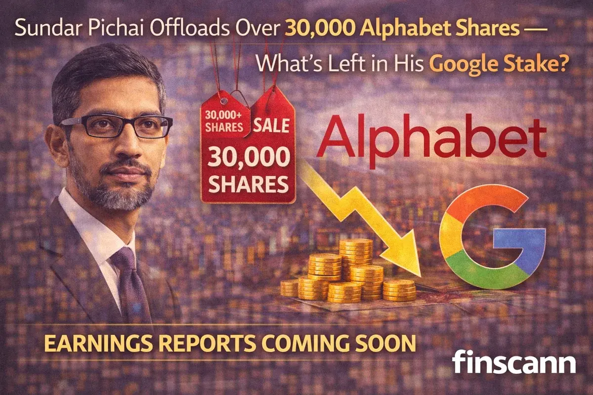 Sundar Pichai Offloads Over 30,000 Alphabet Shares — What’s Left in His Google Stake?