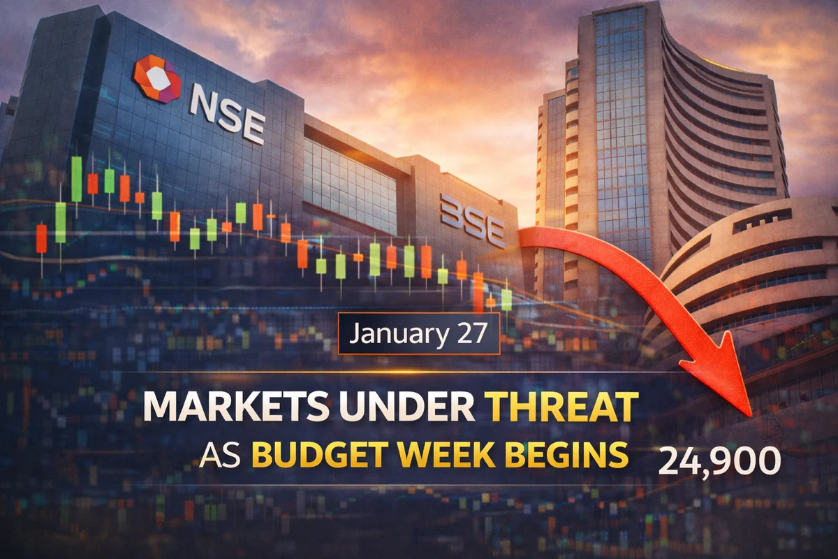 Trade Setup for January 27: NSE index's recent reduceds of 24,900 remain under threat as budget week begins