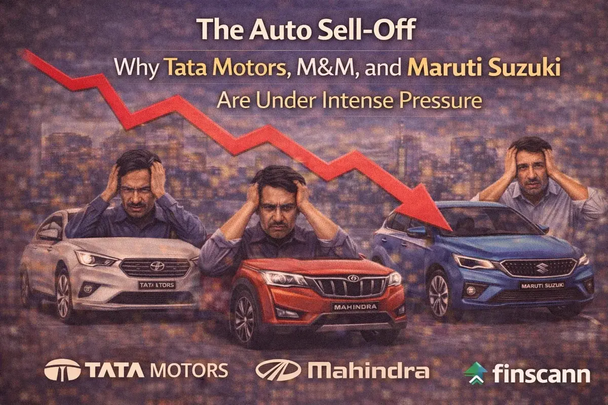 The Auto Sell-Off: Why Tata Motors, M&M, and Maruti Suzuki Are Under Intense Pressure