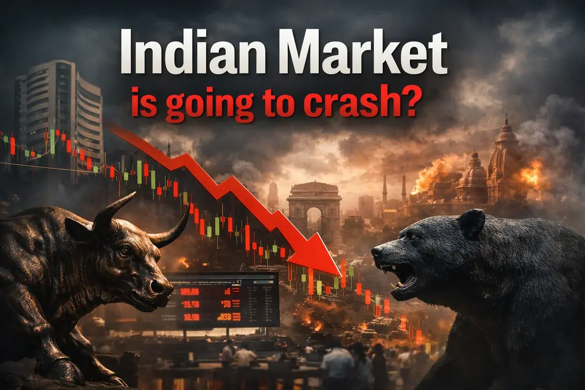 Indian Market Going to Crash? Warning Signals Are Flashing — Here’s the Full Truth