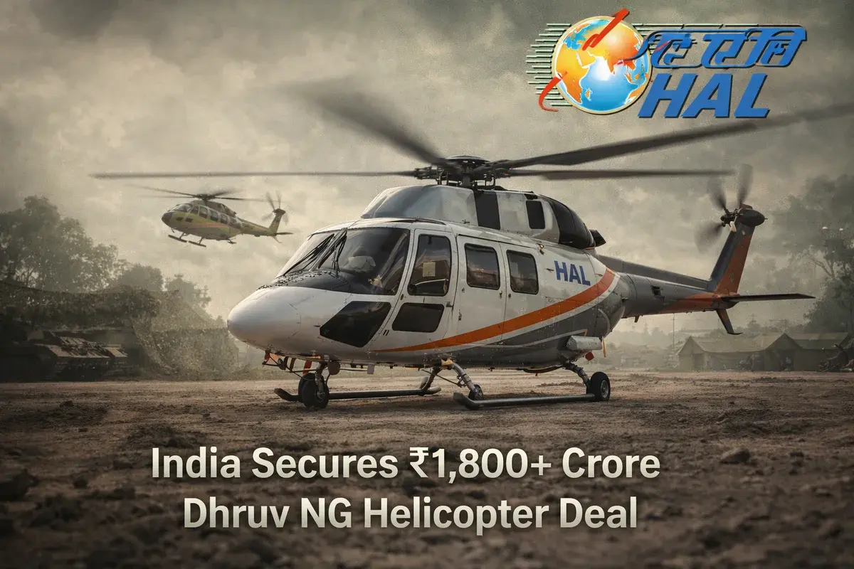 HAL Secures ₹1,800+ Crore Dhruv NG Helicopter Deal: A Strategic Boost to India’s Aerospace Ambitions