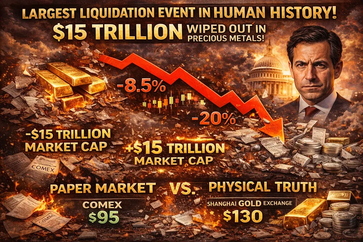 The Great Silver Fracture: Paper Suppression vs. Physical Reality in a $15 Trillion Liquidation
