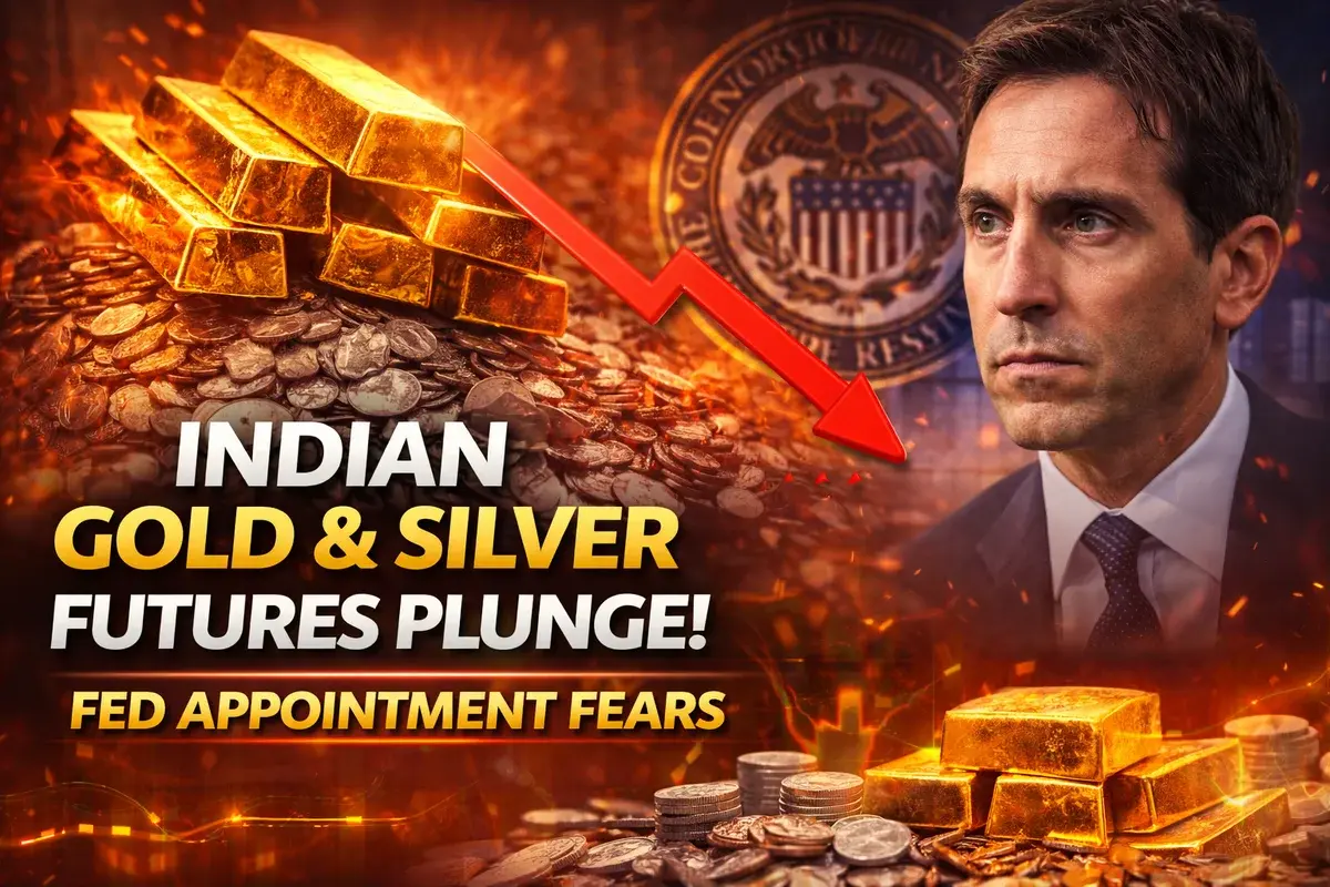 Indian Gold and Silver Futures Crash After Fed Appointment Shock: Biggest Single-Day Fall Since 1980