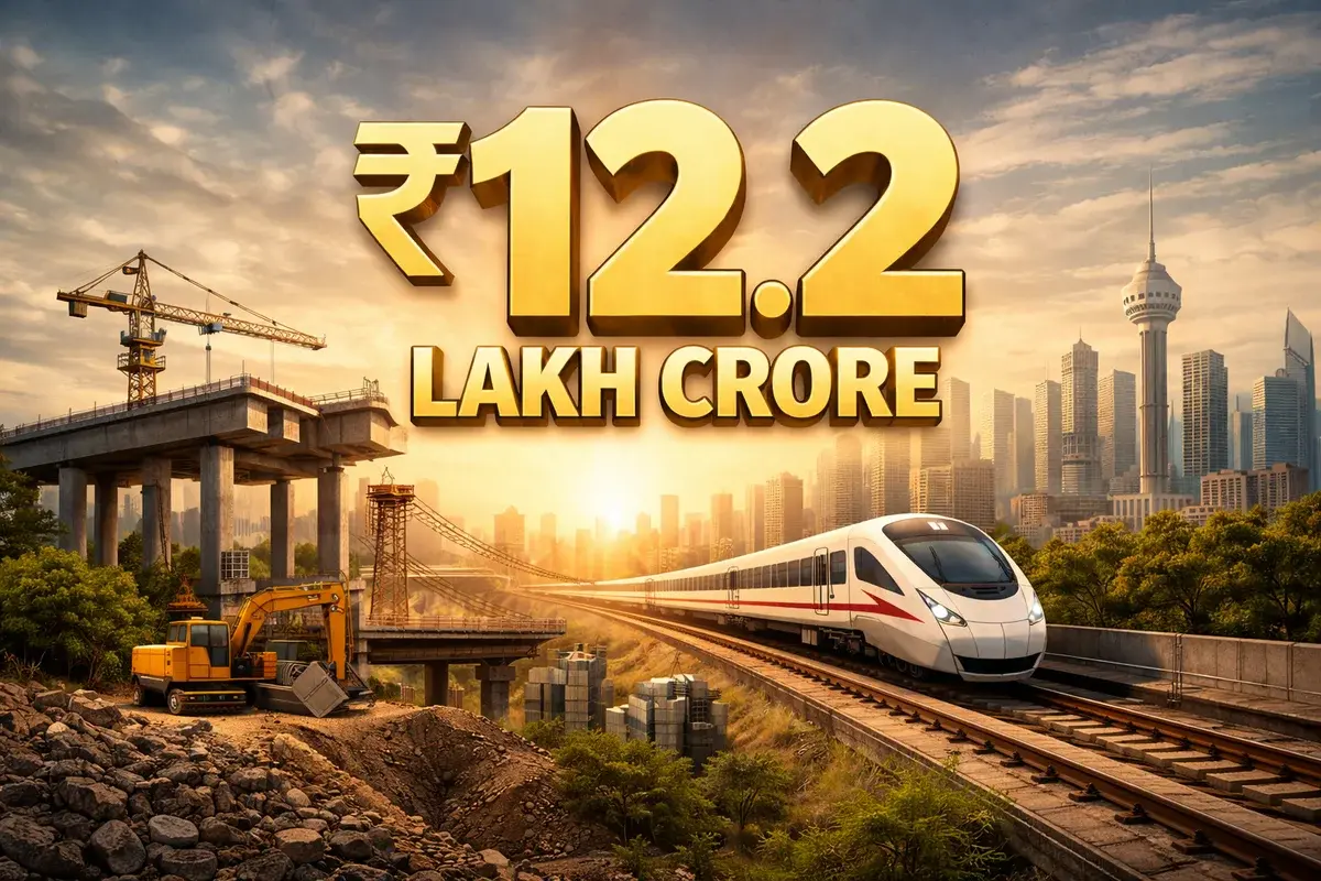 Union Budget 2026 Allocates ₹12.2 Lakh Crore for Infrastructure Development in FY27