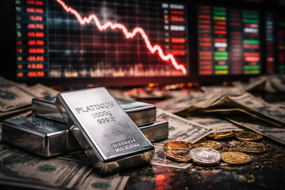 Platinum Prices Plummet 35% Amid Ongoing Precious Metals Sell-Off