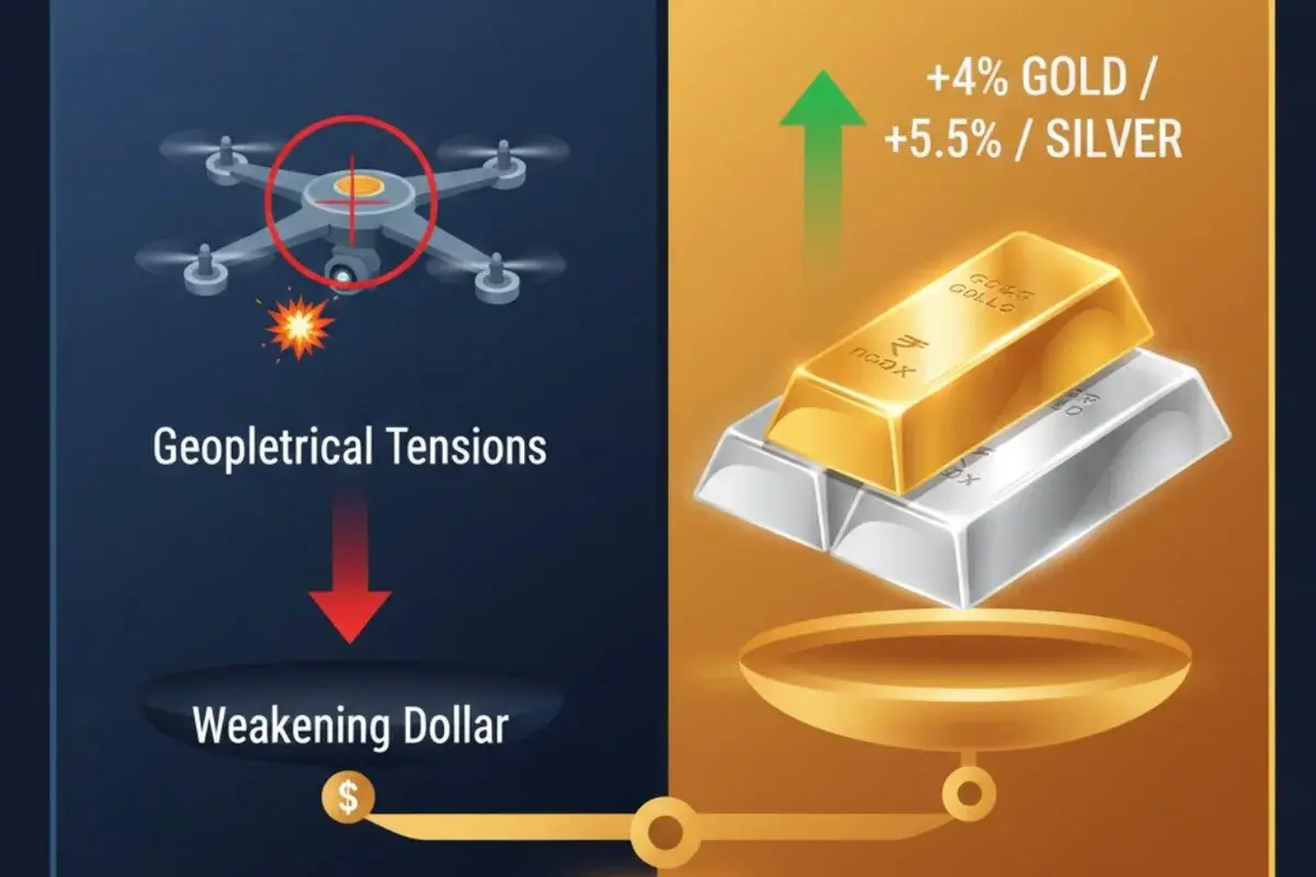 Gold & Silver Rebound: Geopolitical "Safe-Haven" Firepower Ignites MCX