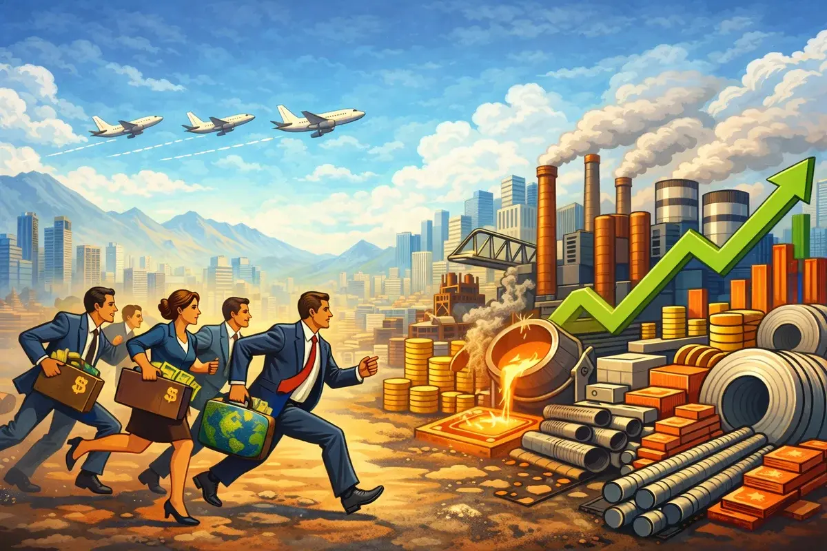 FIIs Pour ₹11,500 Crore Into Metal Stocks as Super Cycle Buzz Returns, Tata Steel, Hindalco, NALCO Lead Rally