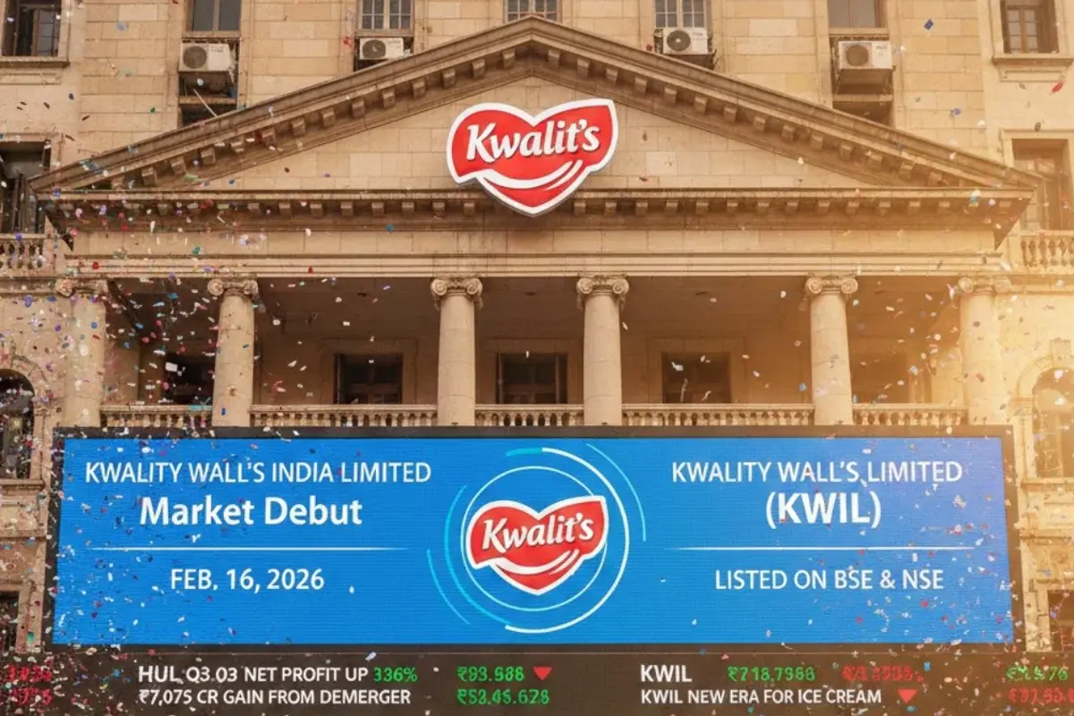 Kwality Wall's India Gears Up for Grand Market Debut on February 16, 2026, Post HUL Demerger