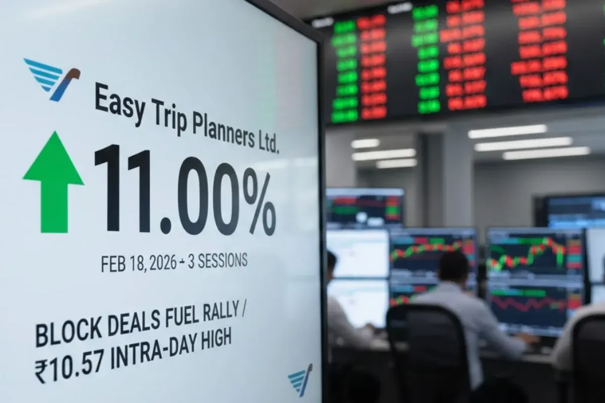 Easy Trip Planners Stock Soars 60% in 3 Sessions on Heavy Bulk Deal Activity