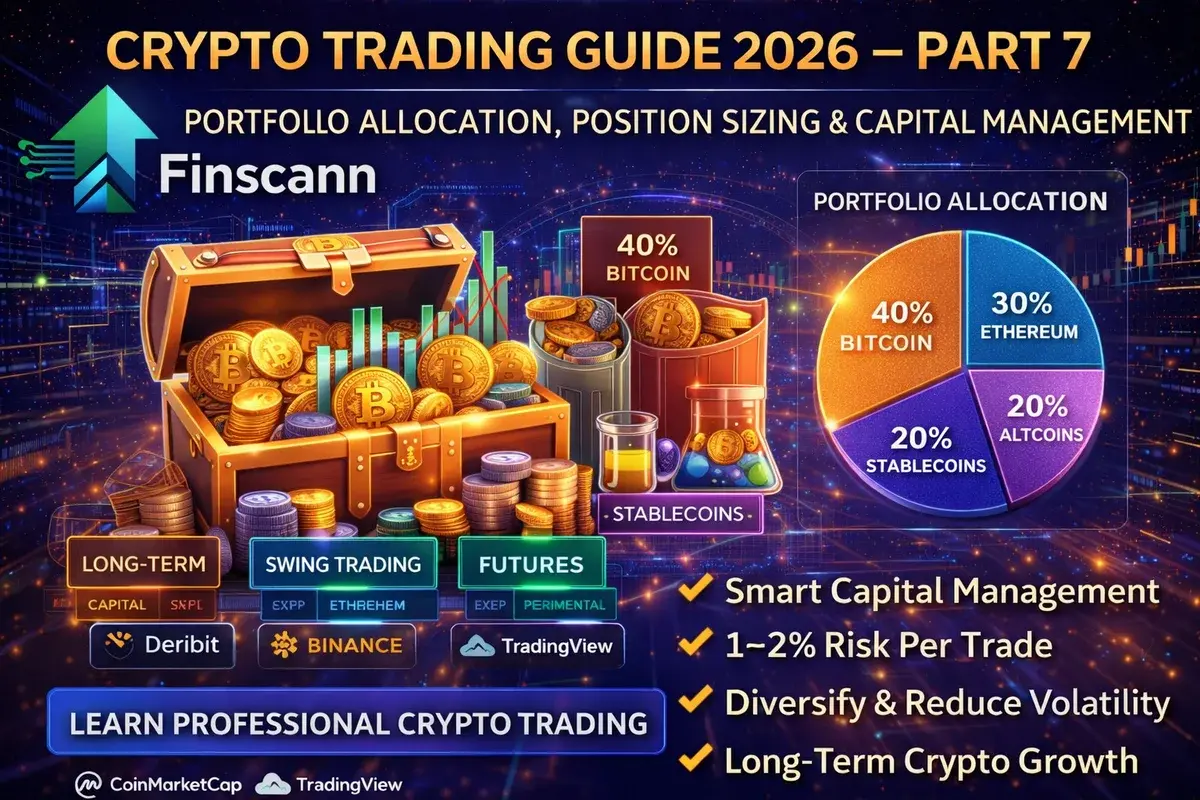 Crypto Trading Guide 2026 Part 7: Portfolio Allocation, Position Sizing & Capital Management