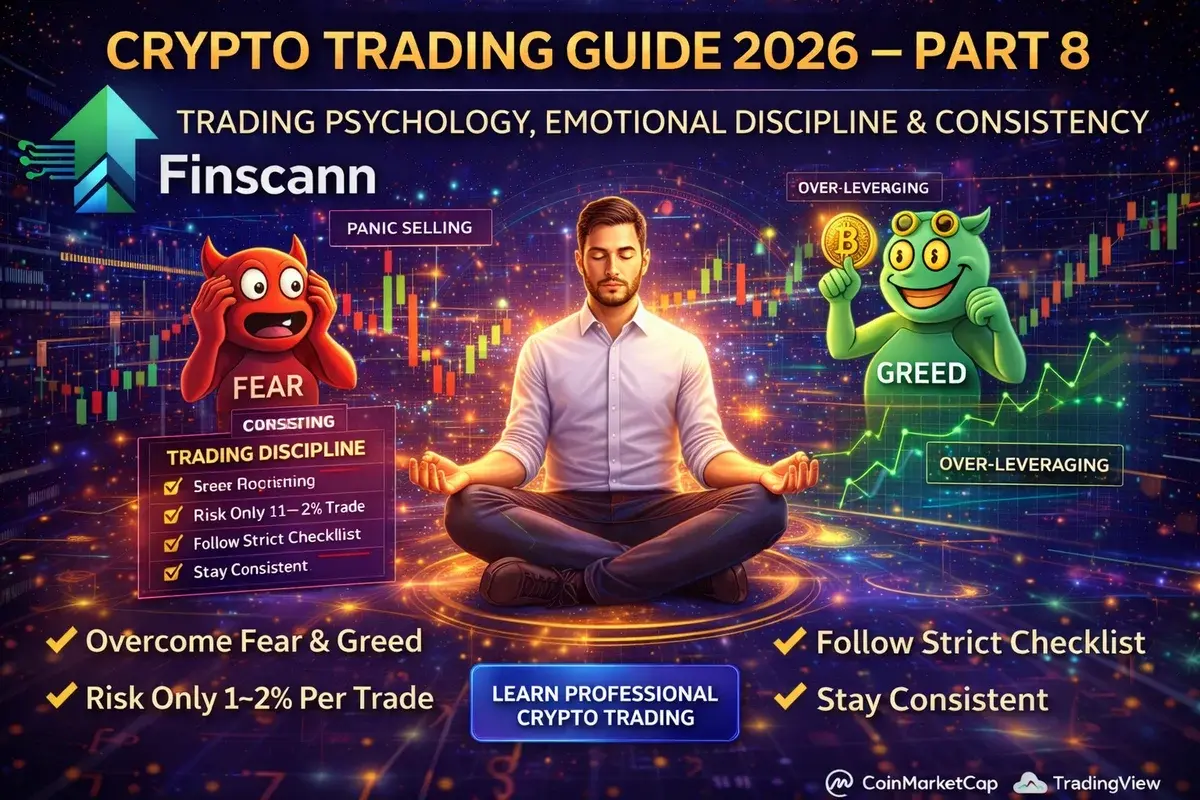 Crypto Trading Guide 2026 Part 8: Trading Psychology, Emotional Discipline & Consistency