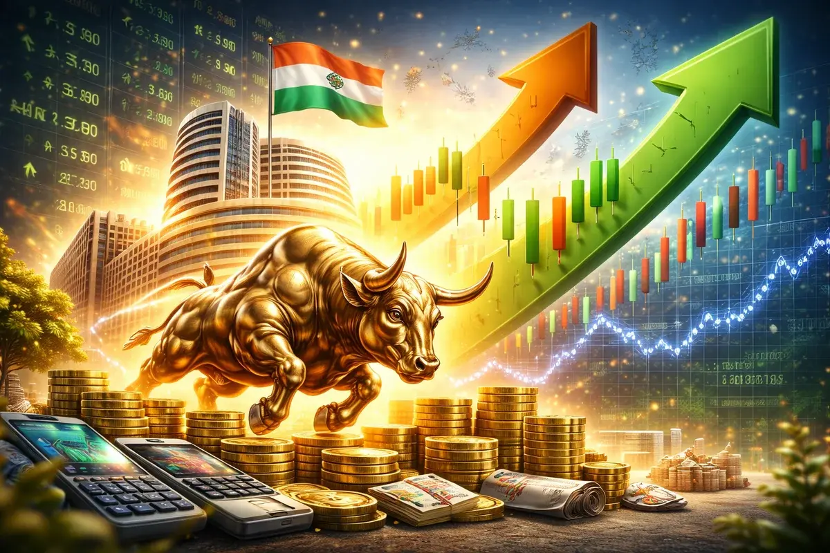 Nifty Above 25,500, Bank Nifty Surges 400 Points | Indian Stock Market Rally Gains Strength