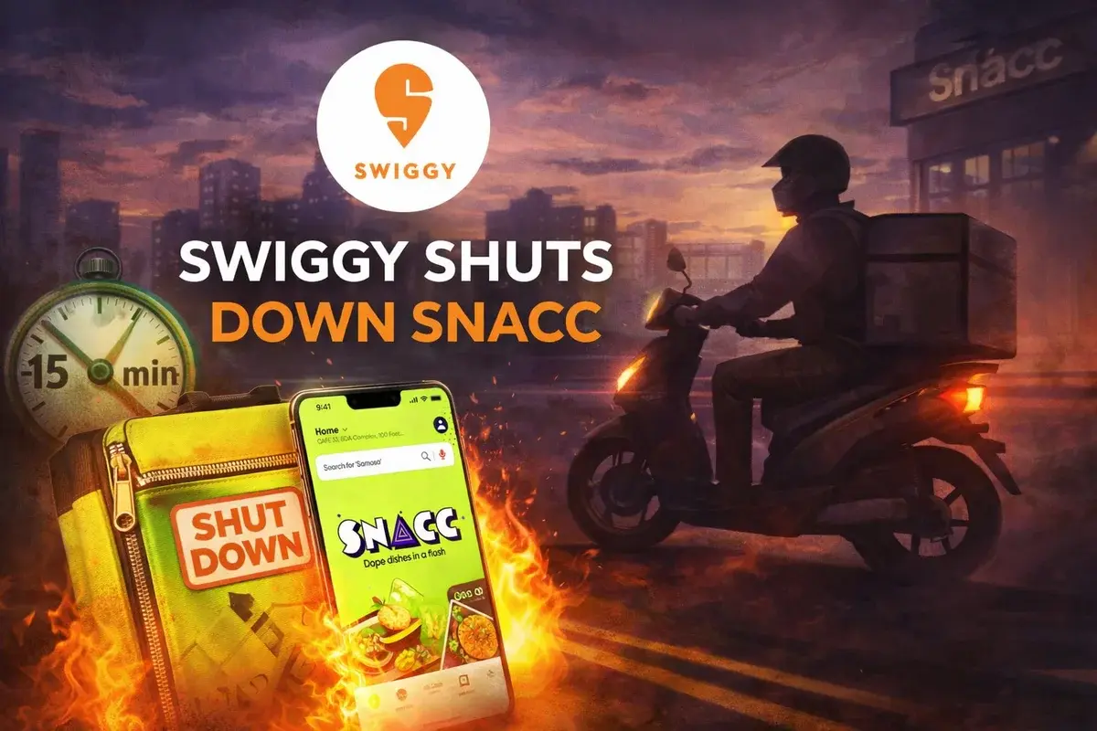 Swiggy Shuts Down 15-Minute Delivery App Snacc