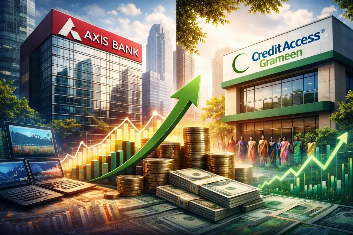 Axis Bank, CreditAccess Grameen shares are in focus on Monday; Here's why
