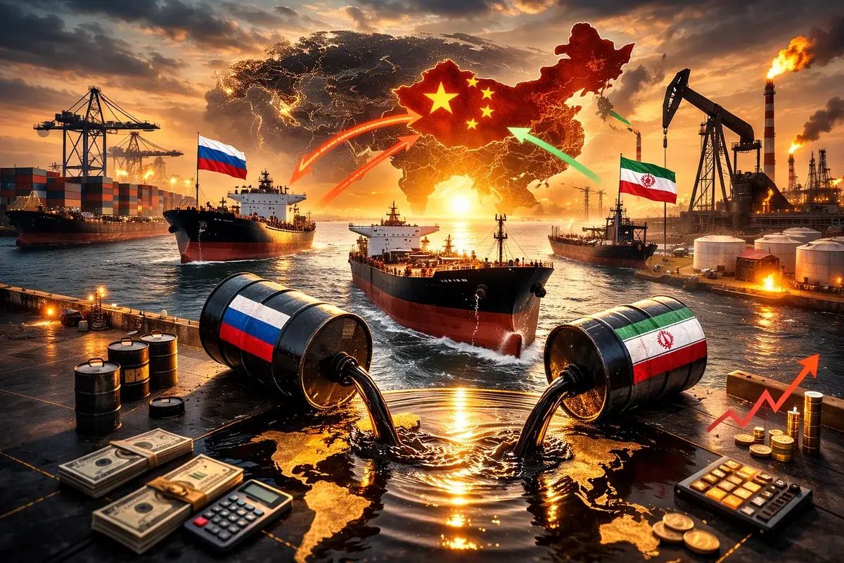 Oil Prices Drop as Russia and Iran Compete for Chinese Market Share