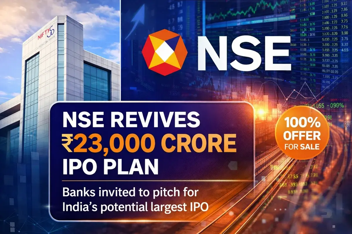 NSE - IPO announcement illustration