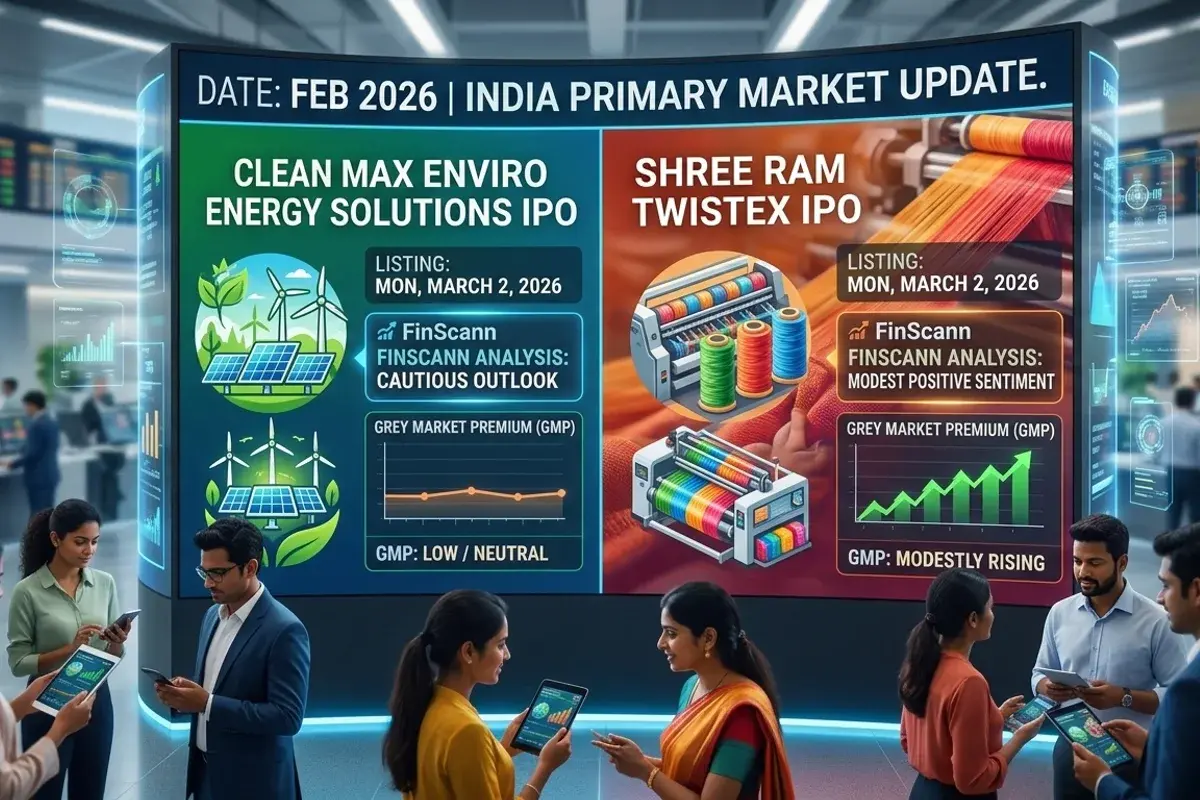 Breaking Down February 2026 IPOs: Clean Max Enviro vs. Shree Ram Twistex Grey Market Premium Analysis