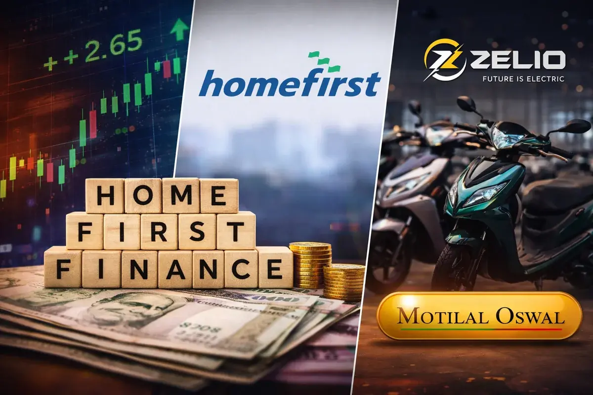 Promoters Sell 5.3% in Home First Finance; Motilal Oswal Buys Stake in Zelio E Mobility - financial news image