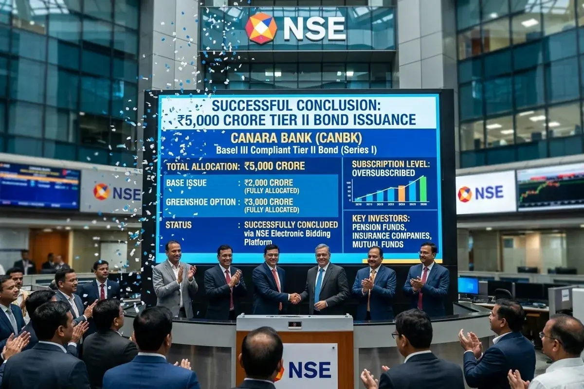 Canara Bank - stock market news illustration