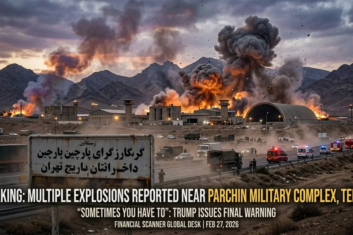 War Clouds Gather Over Tehran: Explosions at Parchin as Trump Issues Final Warning - financial news image